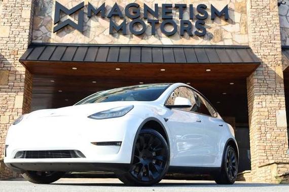 TESLA MODEL Y 2021 5YJYGDEEXMF183490 image